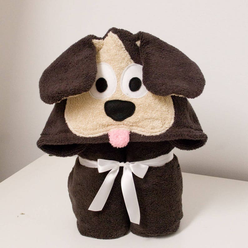 Dog Hooded Towel for Kids / Child's Puppy Towel / Etsy