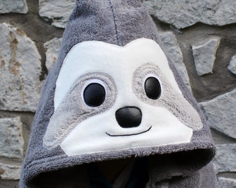 Sloth Hooded Bath Towel for Adults