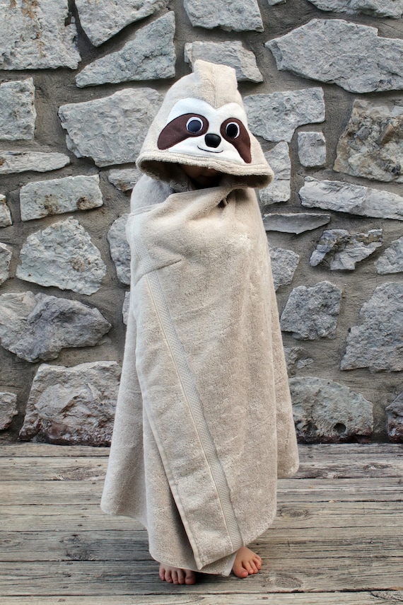 Sloth baby towel sale