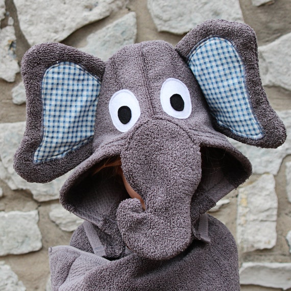 elephant hooded towel