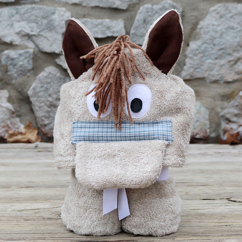 Horse Hooded Towel / Baby Hooded Towel / Child / Kids / Horse Etsy