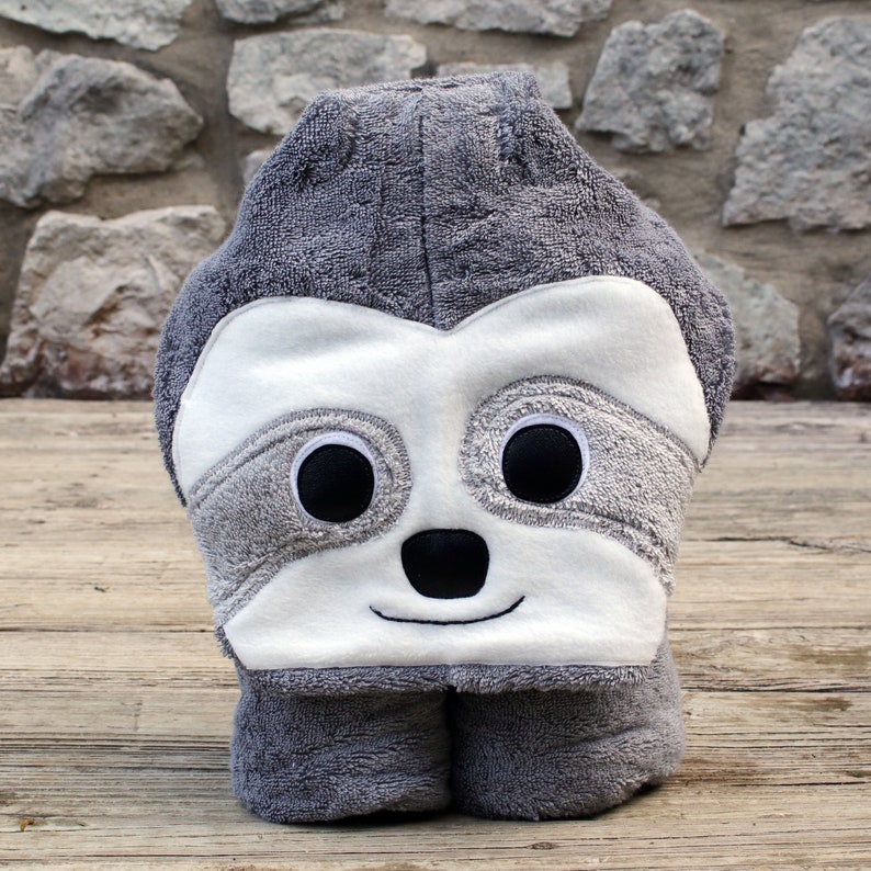 Hooded Bath Towel Sloth