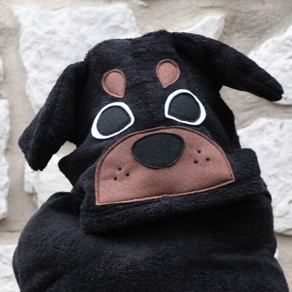 dog hooded towel