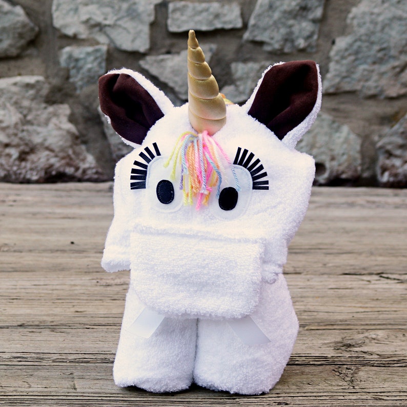 Unicorn Adult Hooded Towel / Extra Large Hooded Towel / Etsy