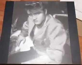 Sugar Coated Custom Made Elvis Presley Side End Table! Gorgeous! Great Gift! King Rock N Roll