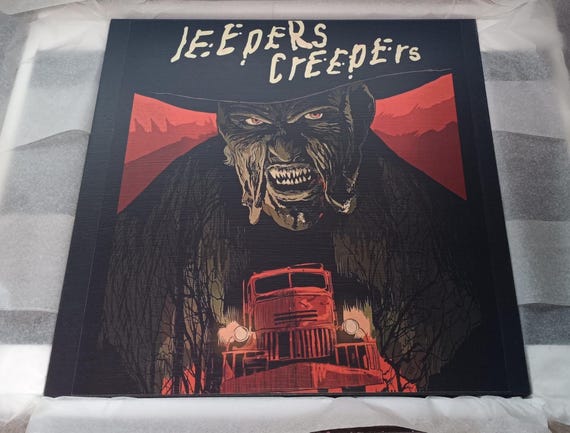 Sugar Coated Custom Made New Jeepers Creepers Gorgeous Side End Table! Made to order! Furniture Art! Horror Movies Scary Movies Villian