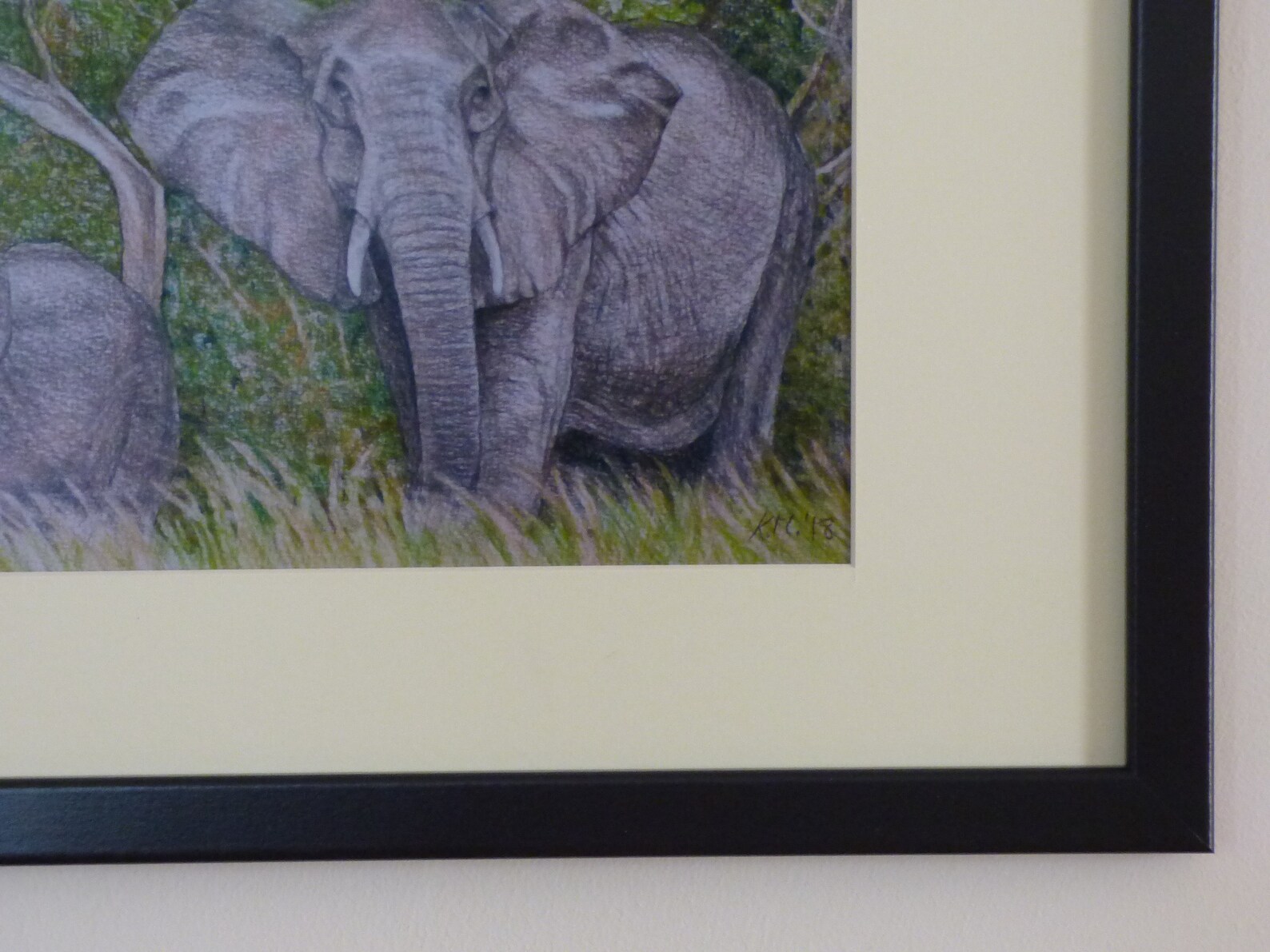 Framed Elephant Print Framed Art Print African Elephants Etsy UK