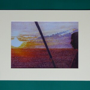 Dramatische Sonnenuntergang Malerei Afrika Serengeti Etsy