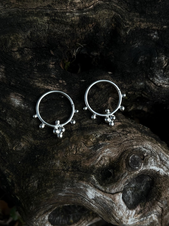 Ear Weights for Stretched Lobes in Sterling Silver – Handmade Jewelry