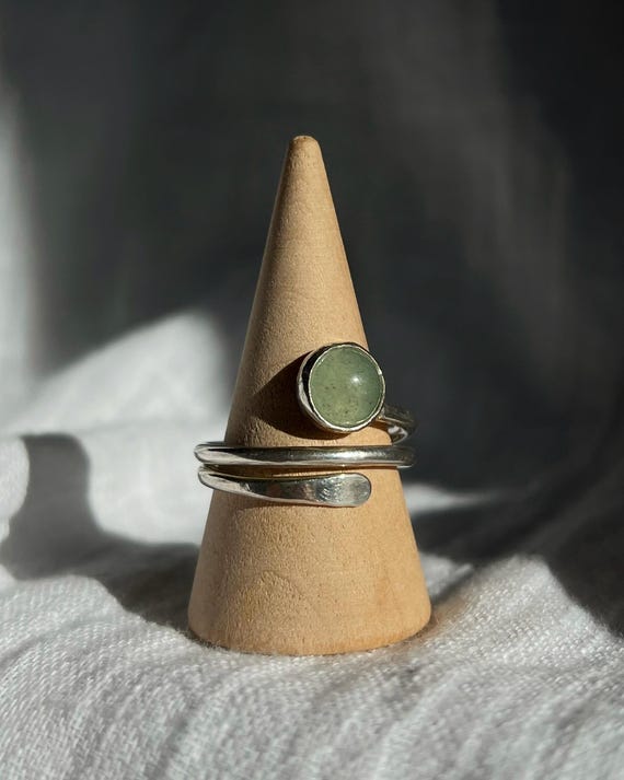 Aventurine Ring in Sterling Silver – Handmade Jewelry