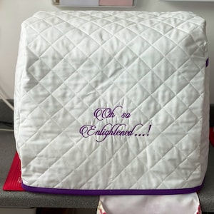 Baby Lock Enlighten, Enlighten Serger Cover, Serger Maschinenabdeckung Baby lock, personalisierte Overlockabdeckung und Matte, Baby Lock Enlighten Cover