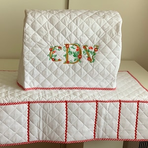 Personalised Sewing machine cover, Machine Cover, Cover sewing machine, personalised Valentines gift, dust Cover and Mat, mothers day gift