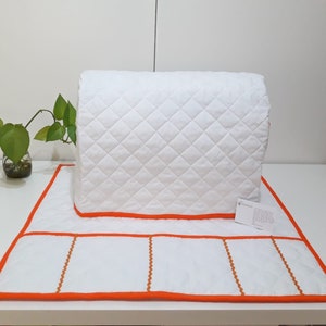 Sewing machine cover Jenome, Personalized sewing machine cover, Parsonalized Mothers Day Gift Cover, Mat,  Dust Cover and Mat Sewing Machine