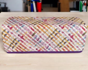 Funda de lona para máquina Brother ScanNCut DX, tela estampada