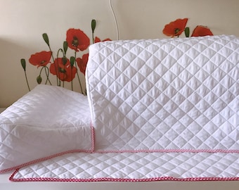Quilted Dust Cover for Brother Innovis V3 Embroidery Machine, with Mat