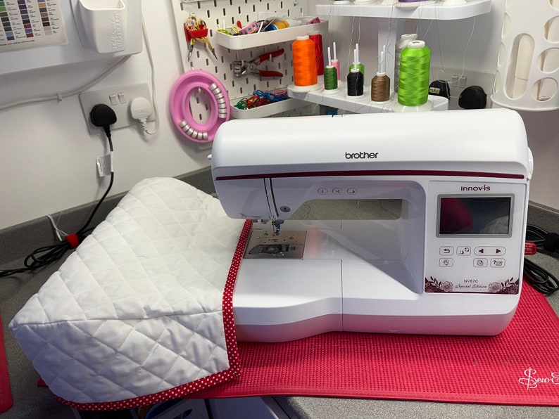 Brother NV800E Embroidery Machine Dust Cover Embroidery Etsy