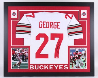ohio state buckeyes custom football jersey