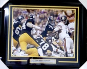 Pittsburgh Steelers quot Steel Curtain quot (4 Sigs) Autographed Signed Framed 16x20 Photo PSA