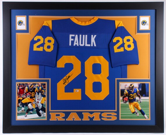 marshall faulk signed jersey