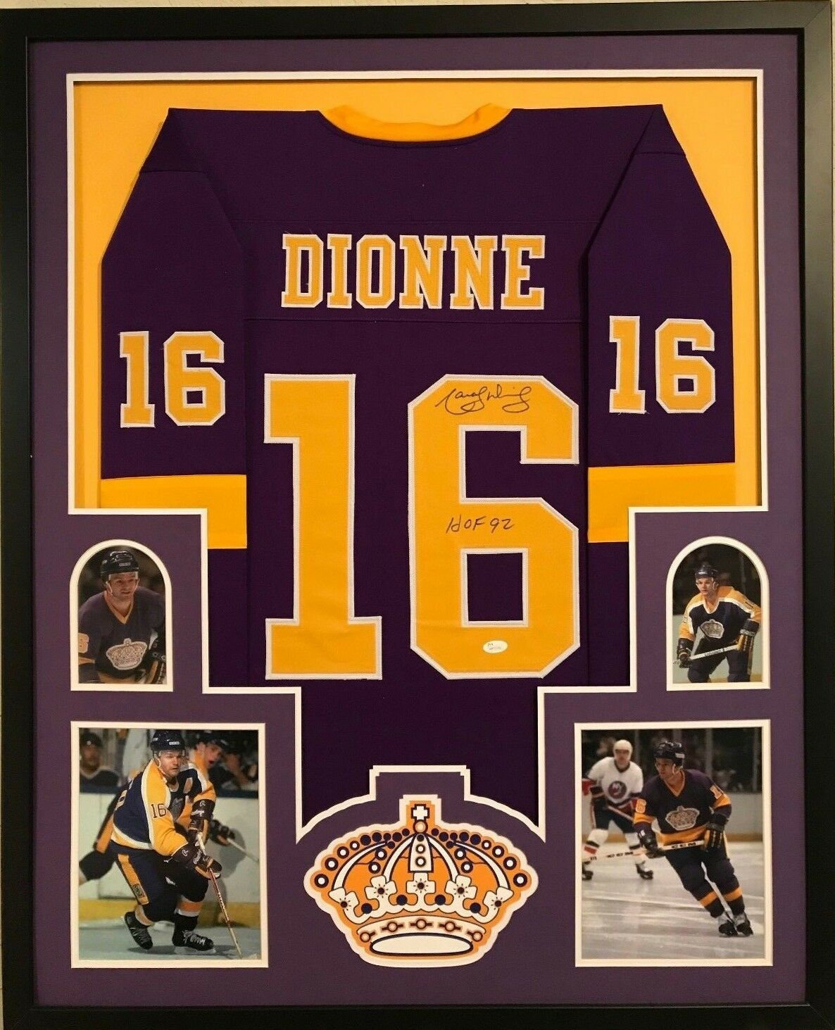 Autographed Marcel Dionne Jersey - LA Kings Vintage