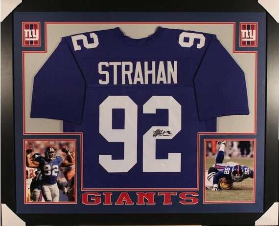 michael strahan autographed jersey