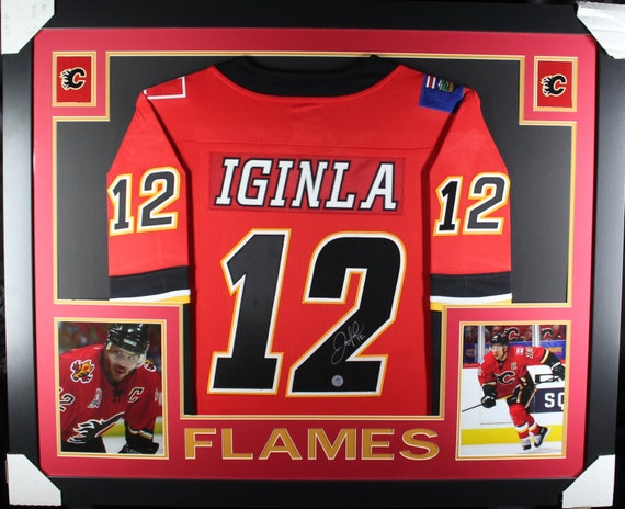 Flames autographed jersey