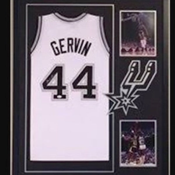 George "Iceman" Gervin Autographed Signed San Antonio Spurs Jersey JSA