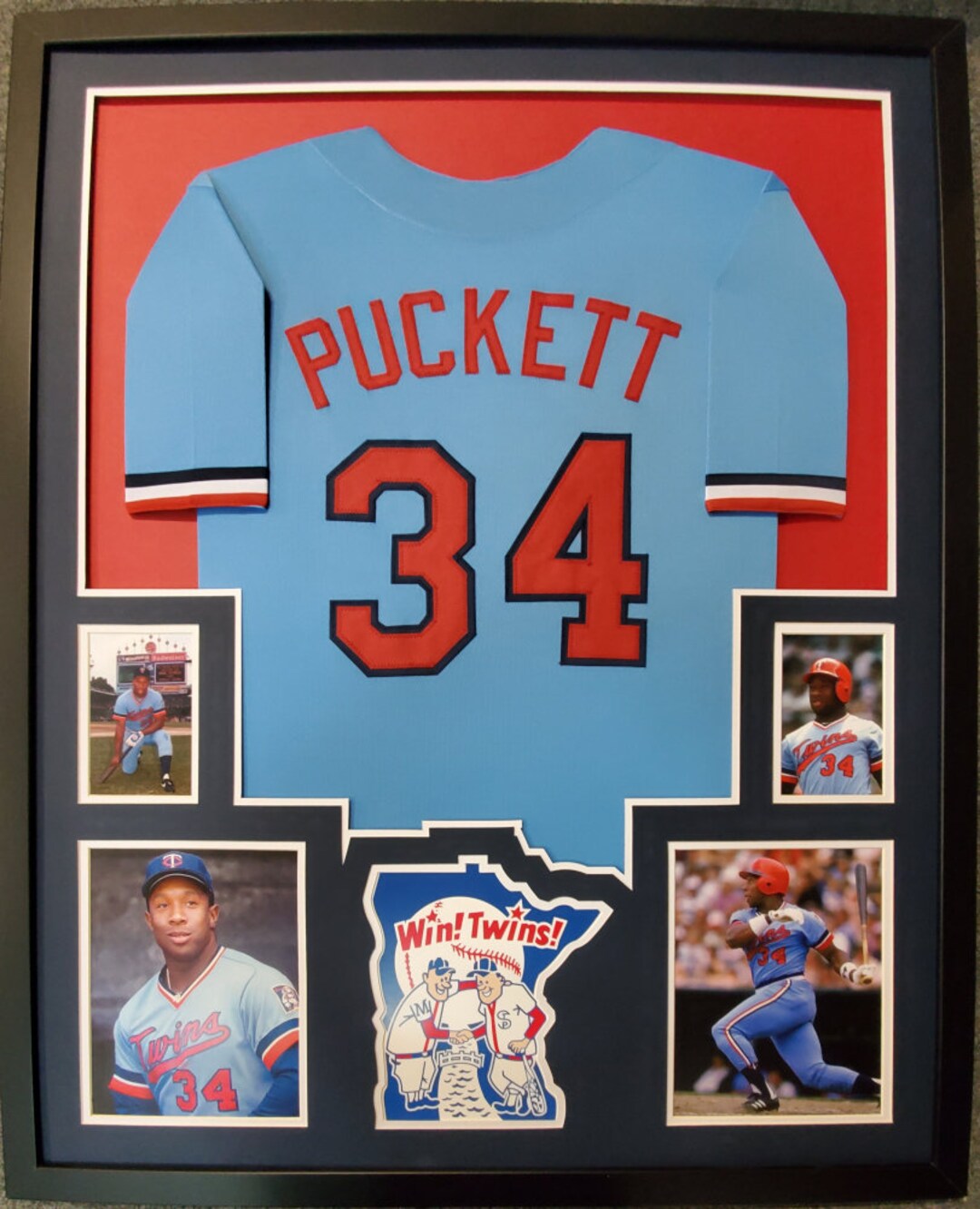 Kirby Puckett Signed 1980's Minnesota Twins Authentic Jersey Beckett COA