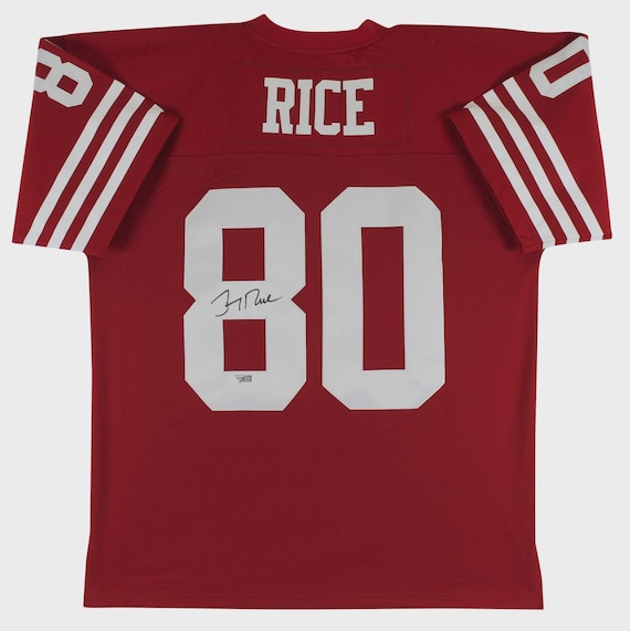 Jerry Rice Autographed Signed San Francisco 49ers Jersey FANATICS