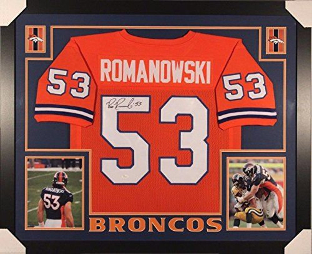 Bill Romanowski Autographed Signed Framed Denver Broncos 