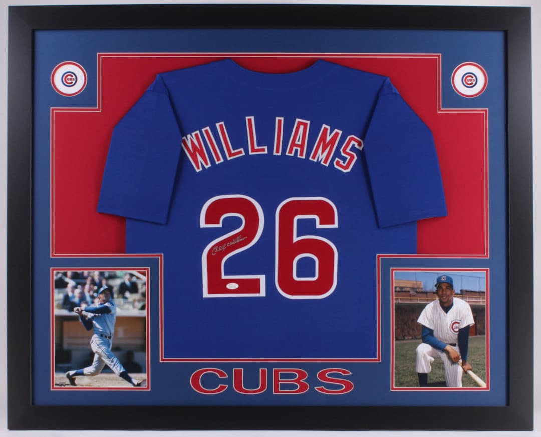 Billy Williams Autographed Signed Chicago Cubs Framed Jersey 