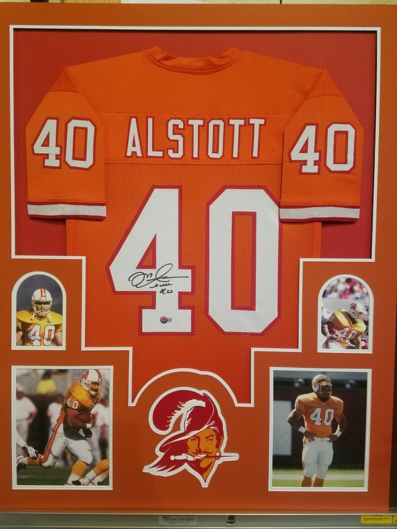 Mike Alstott Autographed Signed Framed Tampa Bay Buccaneers 