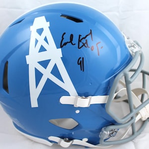 Earl Campbell Signed Autographed Houston Oilers TB Helmet JSA COA