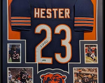 Devin Hester Autographed Signed Framed Chicago Bears Jersey JSA