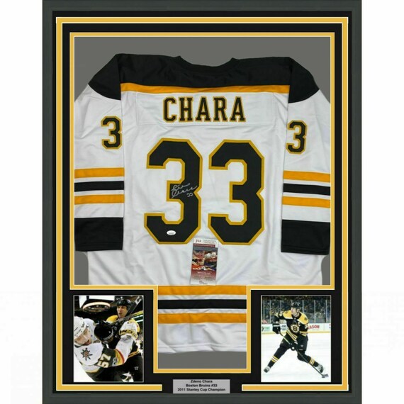 signed bruins jersey