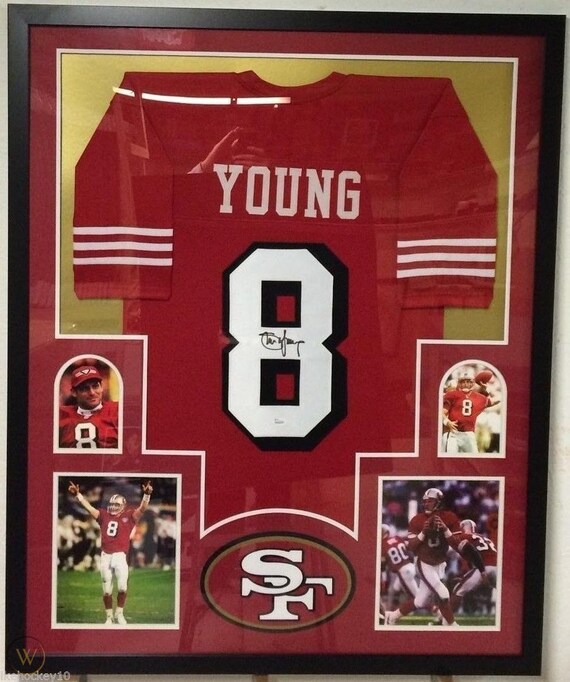 framed 49ers jersey