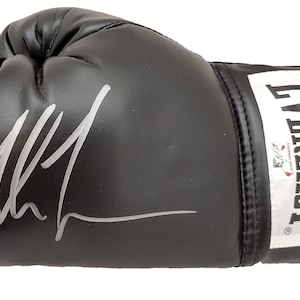 Mike Tyson Autographed Signed LH Black Boxing Glove BECKETT