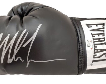 マイク・タイソン サイン入りタイトルボクシングシューズ PSA COA レア