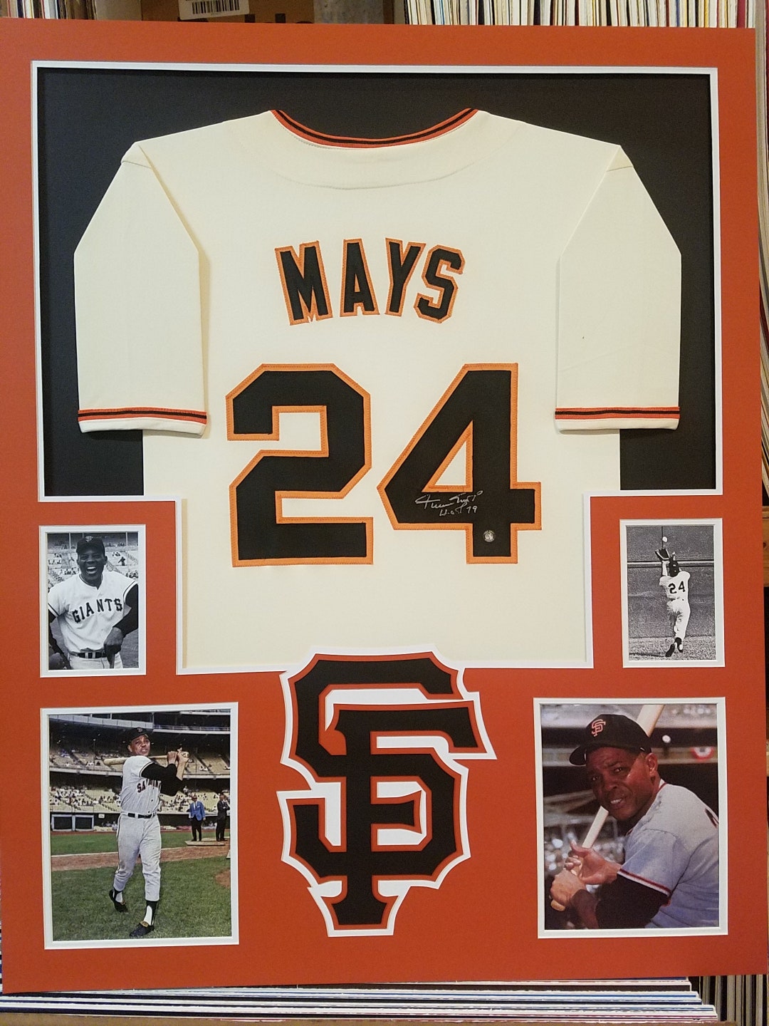 Willie Mays Signed Authentic Majestic San Francisco Giants Jersey