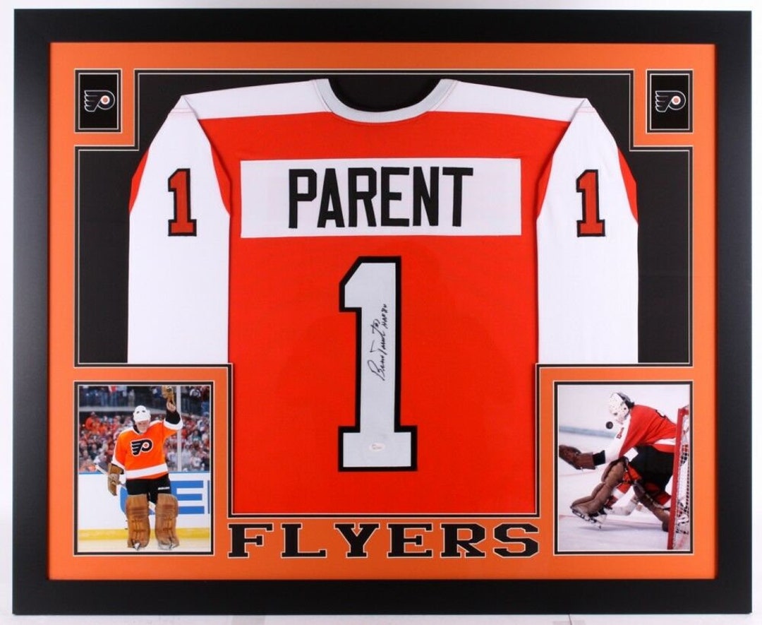 Bernie Parent Signed Custom Philadelphia Flyers Jersey JSA COA