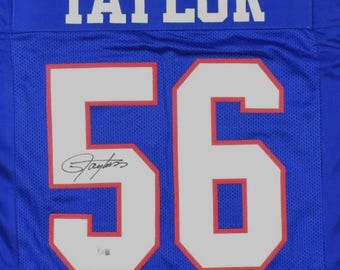 Lawrence Taylor gesigneerd gesigneerd New York Giants jersey BECKETT