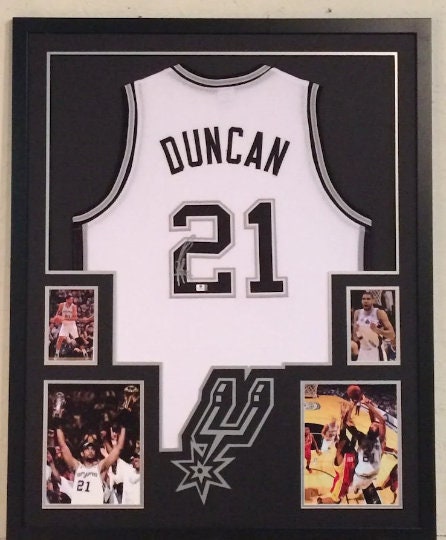 Camiseta Tim Duncan #21 San Antonio Spurs Icon Clásico Negro ⋆ MiCamisetaNBA