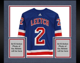 Brian Leetch Autographed Signed Framed New York Rangers Jersey FANATICS Etsy Osterreich