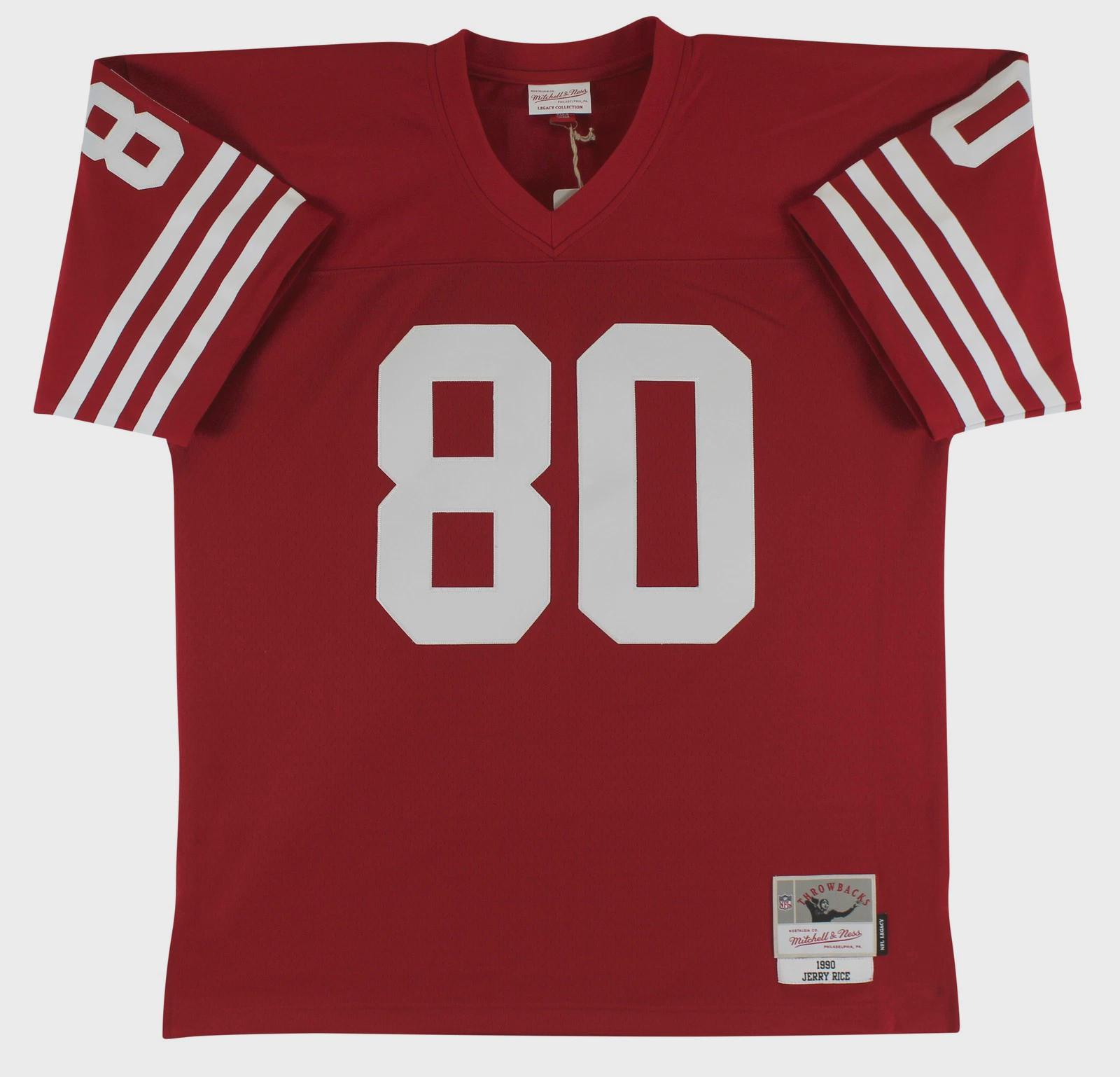 NEL SF 49ers ジェリーライス 額縁サイン入りジャージ ジェリー・ライス 直筆サイン入り サンフランシスコ 49ers ジャージ