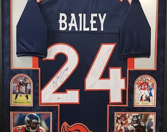 Champ Bailey Autographed Signed Framed Denver Broncos Jersey