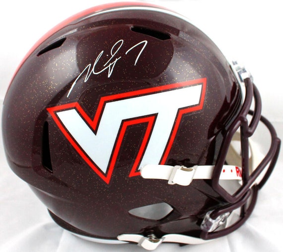 Michael Vick Autographed Signed Virginia Tech Full Size Helmet