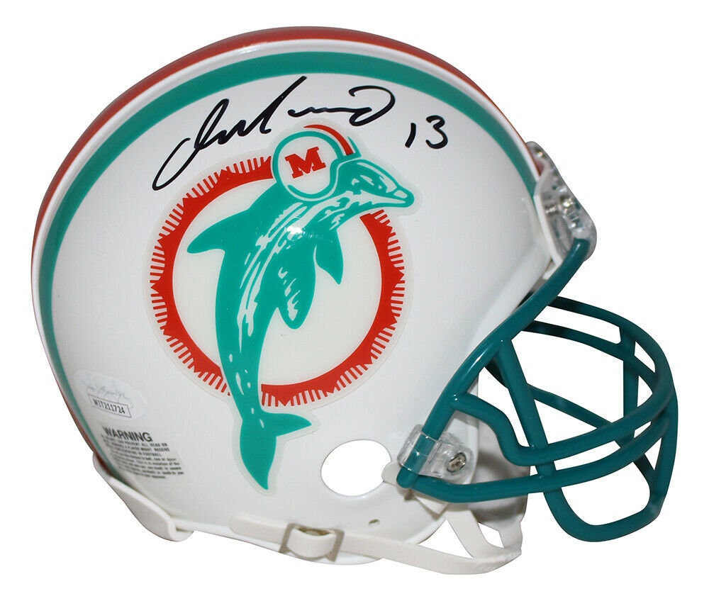 Dan Marino Autographed Signed Miami Dolphins Mini Helmet JSA - Etsy
