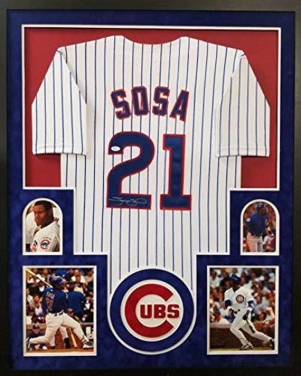 Sammy Sosa #21 Chicago Cubs White Home Player Jersey - Cheap MLB