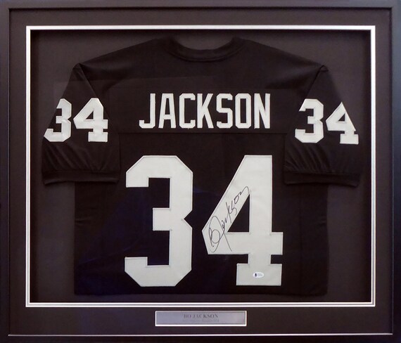 bo jackson framed jersey