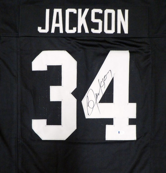 Bo Jackson Autographed Signed Oakland Raiders Jersey BECKETT 